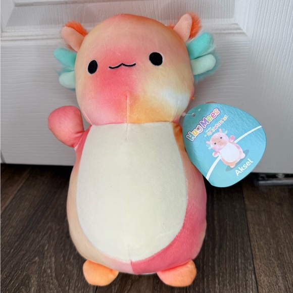 Squishmallows 10" HugMees Aksel The Axolotl - Picture 1 of 2
